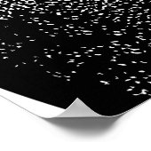 Football Poster - Zwarte Moderne Minimale Sport (Hoek)