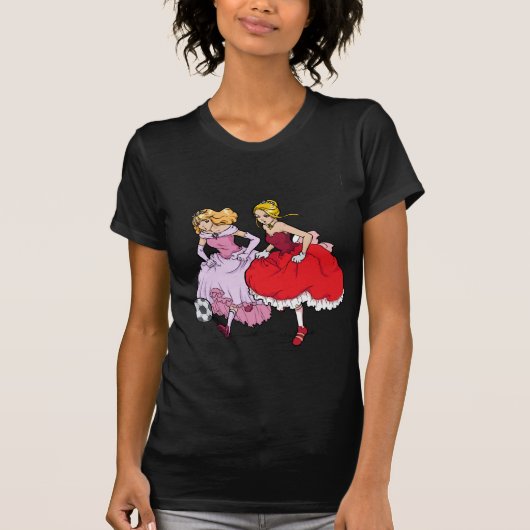 Football Princesses T-shirt (Voorkant)