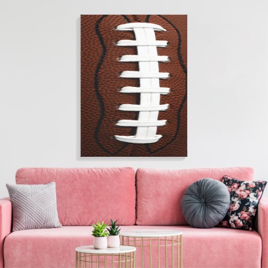 Football Print Pattern Background (Insitu (Woonkamer))