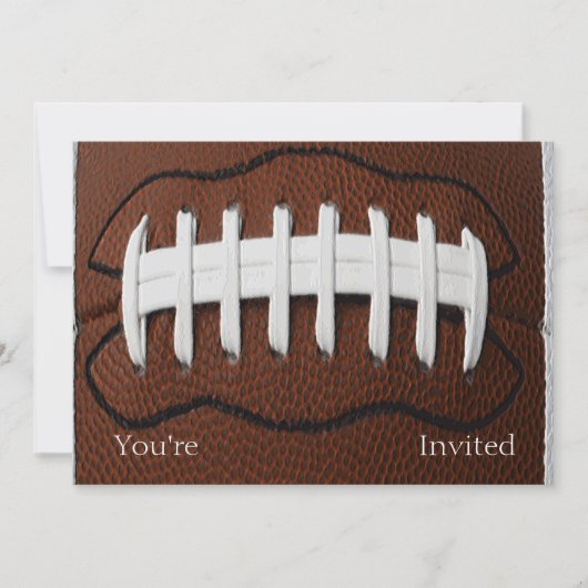 Football Print Pattern Background Kaart (Voorkant)