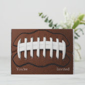 Football Print Pattern Background Kaart (Staand voorkant)