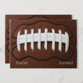 Football Print Pattern Background Kaart (Voorkant / Achterkant)