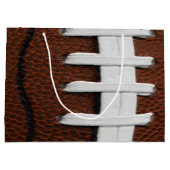 Football Print Pattern Background Large Cadeautasje (Achterkant)