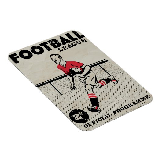  Football programma Magneet (Rechterzijde)