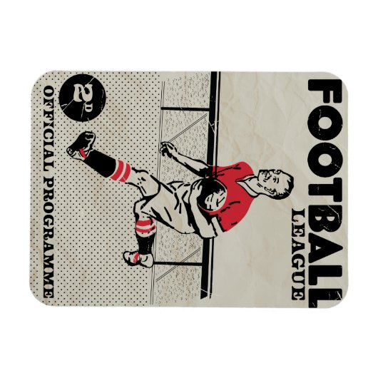  Football programma Magneet (Horizontaal)