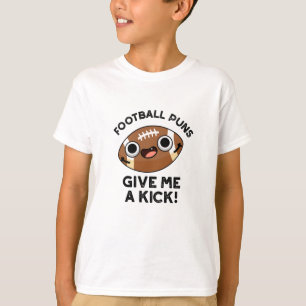 Football Puns geeft me een griezelige sportwoordsp T-shirt