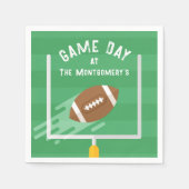 Football punt na staanders servet (Voorkant)