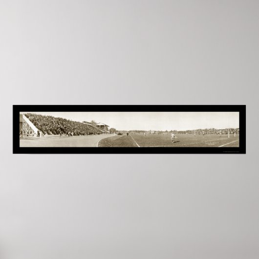 Football Purdue Wabash Foto 1913 Poster (Voorkant)