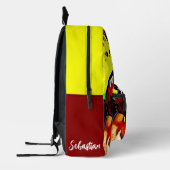 Football Quarterback gepersonaliseerd Bedrukte Rugzak (Links)