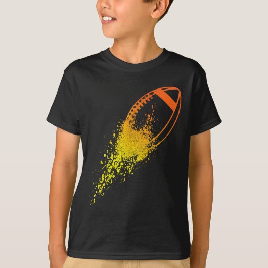 Football Quarterback Lineman Vintage Football Play T-shirt (Voorkant)