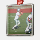 Football Quarterback-versiering Metalen Ornament (Links)