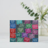 Football Quotes voor Motivatie Briefkaart (Staand voorkant)