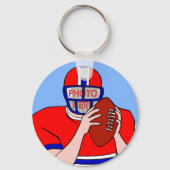 football raster sleutelhanger (Voorkant)