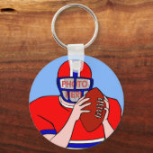 football raster sleutelhanger (Voorkant)