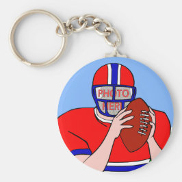  football raster sleutelhanger