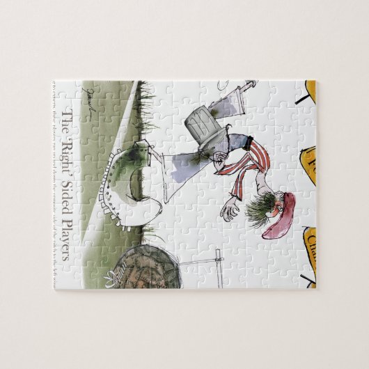 football rechts rode witte kit legpuzzel (Horizontaal)