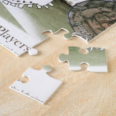 football rechts rode witte kit legpuzzel (Zijkant)