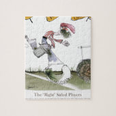 football rechts rode witte kit legpuzzel (Verticaal)