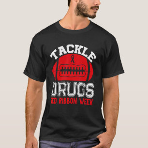 Football Red Ribbon Week Awareness Dr. T-shirt