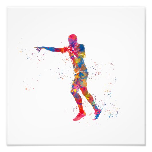 Football referee foto afdruk (Voorkant)