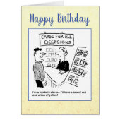 Football Referee wil rode en gele kaarten kopen (Voorkant)