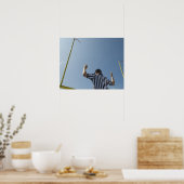Football referentie die gebiedsdoel roept poster (Keuken)