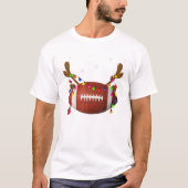 Football rendiermatching t-shirt (Voorkant)