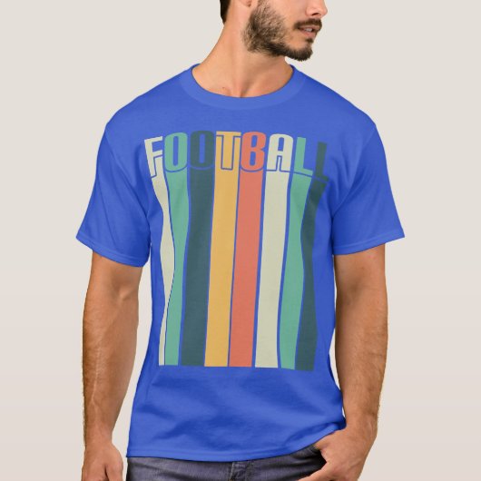 Football Retro Stripes Oversized T-shirt (Voorkant)