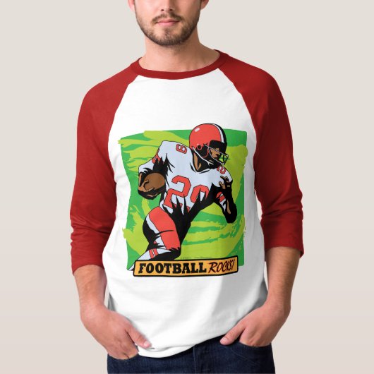 Football Rocks. T-shirt (Voorkant)