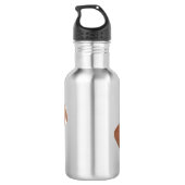 Football Roestvrij stalen waterflesje Waterfles (Achterkant)