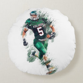 Football Rond Kussen