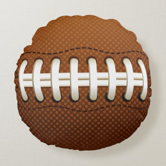 Football Rond Kussen (Voorkant)