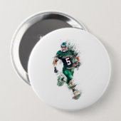 Football Ronde Button 4,0 Cm (Voorkant /achterkant)