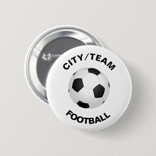  Football Ronde Button 5,7 Cm (Voorkant /achterkant)