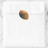 Football Ronde Sticker (Tas)