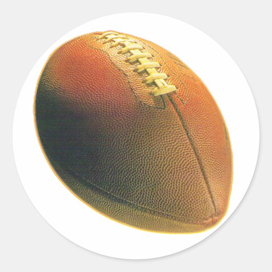 Football Ronde Sticker (Voorkant)
