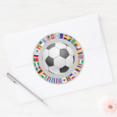 FOOTBALL RONDE STICKER (Envelop)