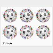 FOOTBALL RONDE STICKER (Vel)