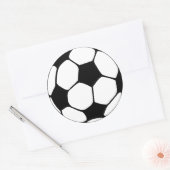 Football Ronde Sticker (Envelop)