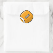 Football Ronde Sticker (Tas)