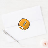 Football Ronde Sticker (Envelop)