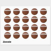 Football Ronde Sticker (Vel)