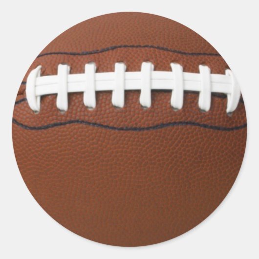 Football Ronde Sticker (Voorkant)