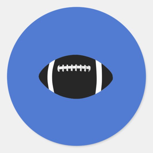 Football Ronde Sticker (Voorkant)