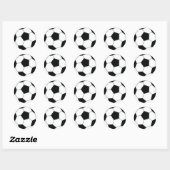Football Ronde Sticker (Vel)