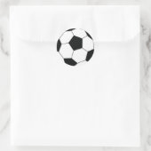 Football Ronde Sticker (Tas)