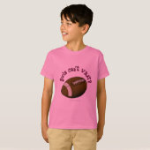 Football - Roze tekst T-shirt (Voorkant volledig)