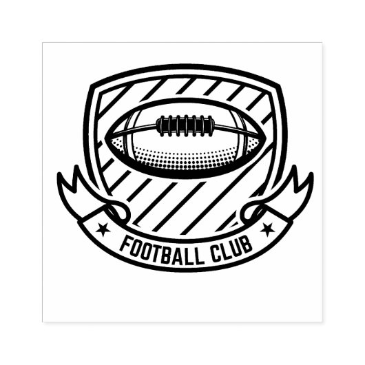 Football Rubberstempel (Afrduk)