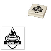 Football Rubberstempel (Gestempeld)