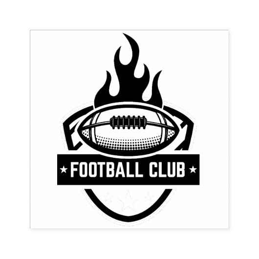 Football Rubberstempel (Afrduk)